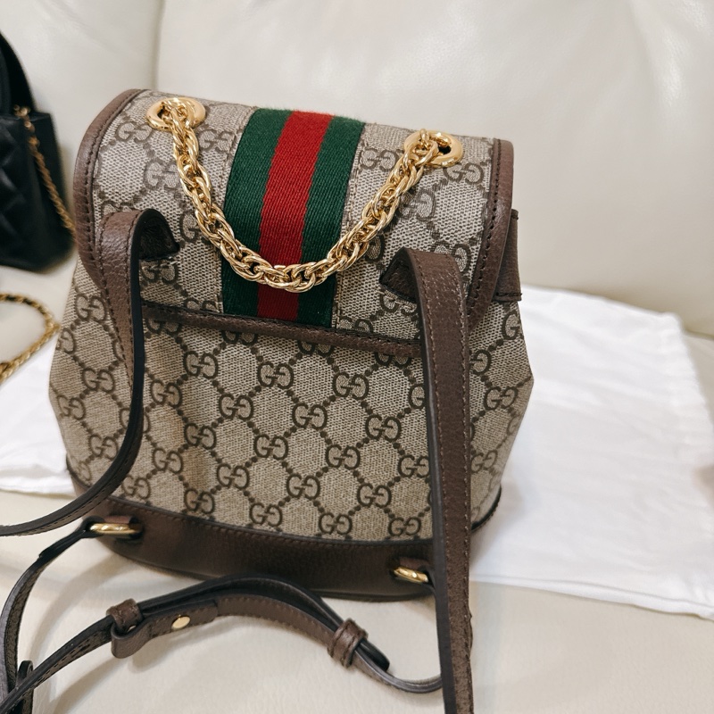 《全新 小特賣》GUCCI 經典老花 後背包 795221 Ophidia GG-15
