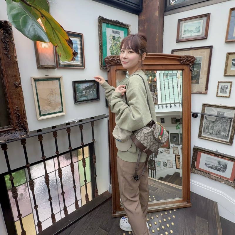 《全新 小特賣》GUCCI 經典老花 後背包 795221 Ophidia GG-24