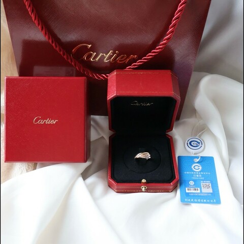 Cartier trinity 三環戒指 48號