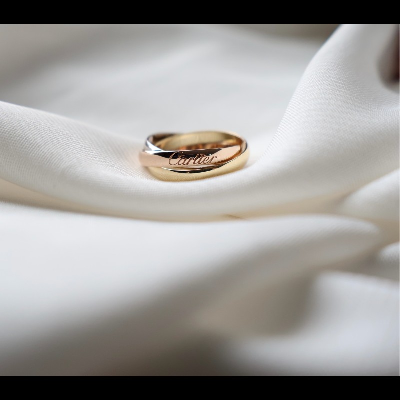 Cartier trinity 三環戒指 48號-2