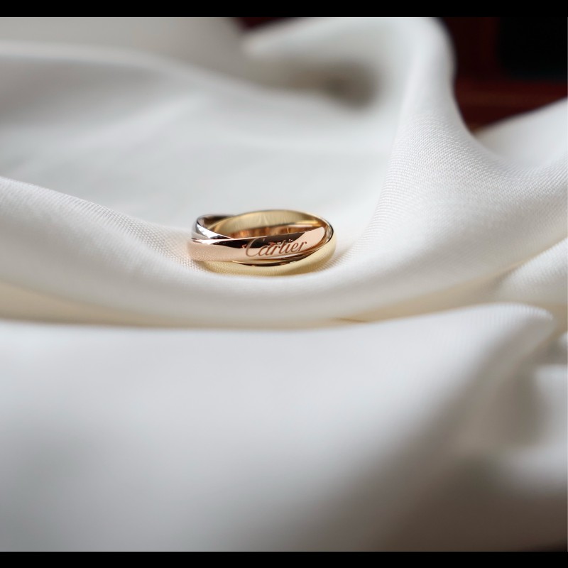Cartier trinity 三環戒指 48號-3