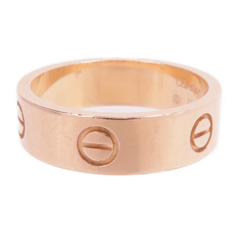 CARTIER 18K玫瑰金Love Ring戒指Cartier#59/US#8.75-2