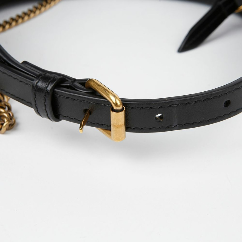 GUCCI 699514 GG Marmont 半月形迷你肩背包-6