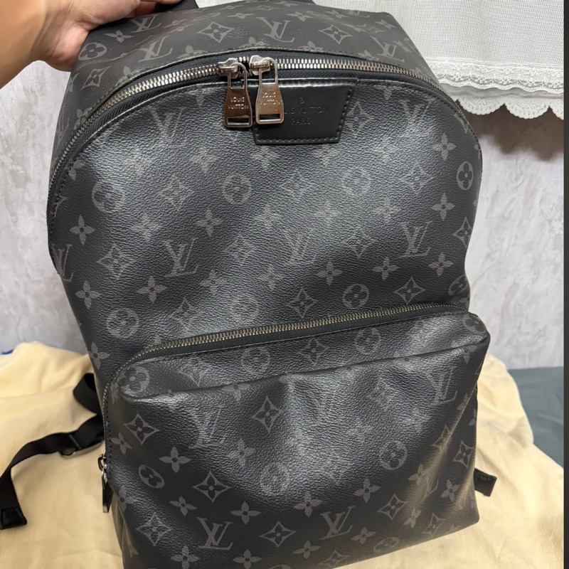 Lv 黑花後背包（M43186）-0