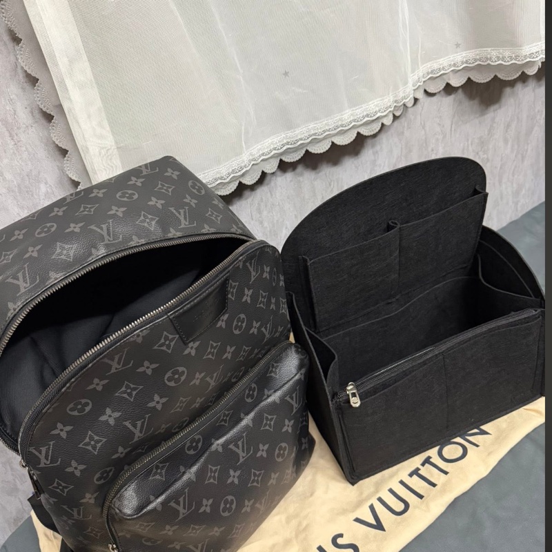 Lv 黑花後背包（M43186）-1