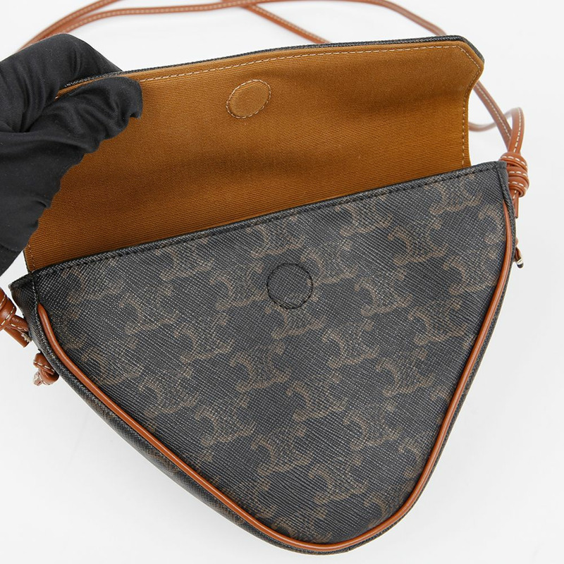 CELINE 三角形單肩斜背包 195902BZK-7