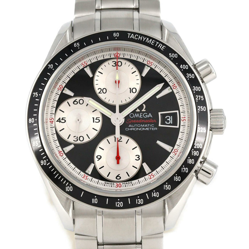 歐米茄超霸系列日期顯示腕錶 3210.51 不鏽鋼自動腕錶-0