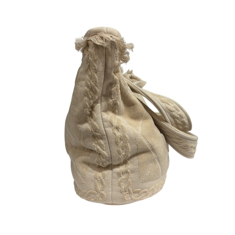 【美收精品】CHANEL 粉白毛巾包組 4-498-2