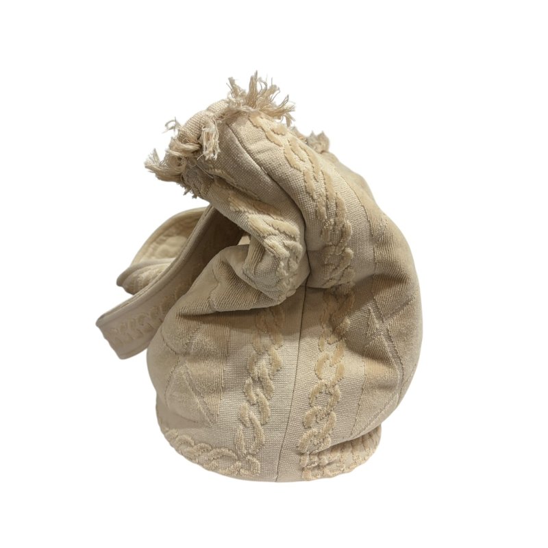 【美收精品】CHANEL 粉白毛巾包組 4-498-3