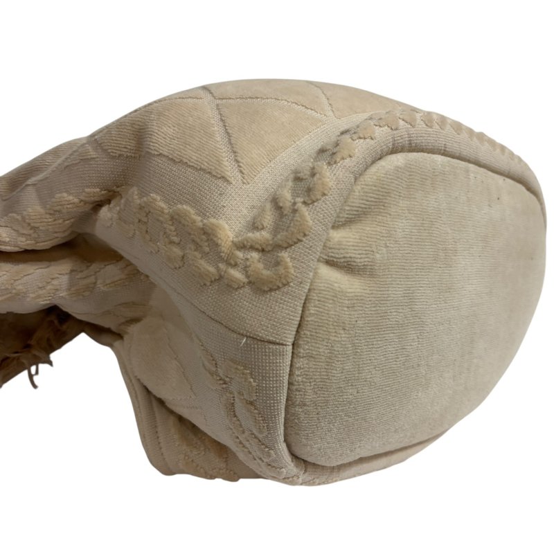 【美收精品】CHANEL 粉白毛巾包組 4-498-5