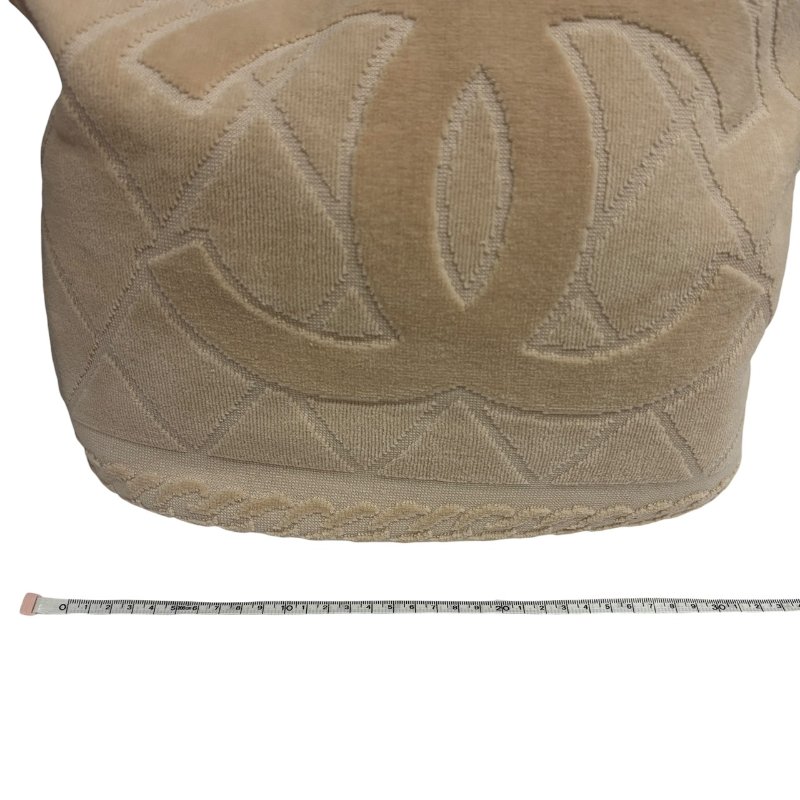 【美收精品】CHANEL 粉白毛巾包組 4-498-15
