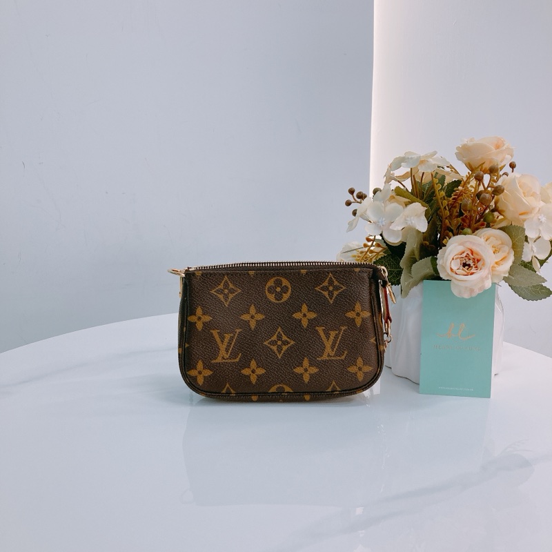 MS0393 LOUIS VUITTON 路易威登經典花紋迷你麻雀包包MINI POCHETTE ACCESSOIRES MONOGRAM CANVAS-2