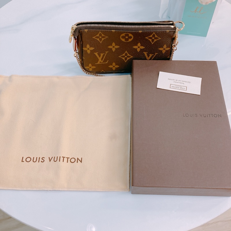 MS0393 LOUIS VUITTON 路易威登經典花紋迷你麻雀包包MINI POCHETTE ACCESSOIRES MONOGRAM CANVAS-11