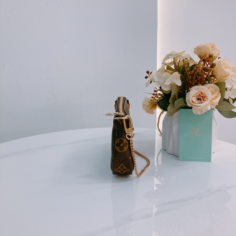 MS0393 LOUIS VUITTON 路易威登經典花紋迷你麻雀包包MINI POCHETTE ACCESSOIRES MONOGRAM CANVAS-26