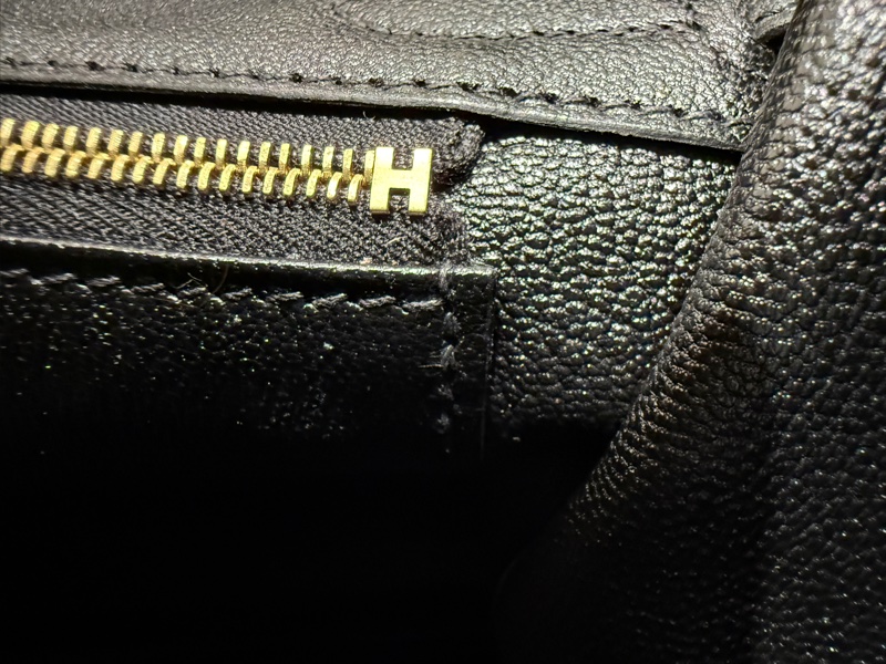 Hermes Birkin 30cm TOGO 愛馬仕鉑金包 Y刻 黑色/金扣-9