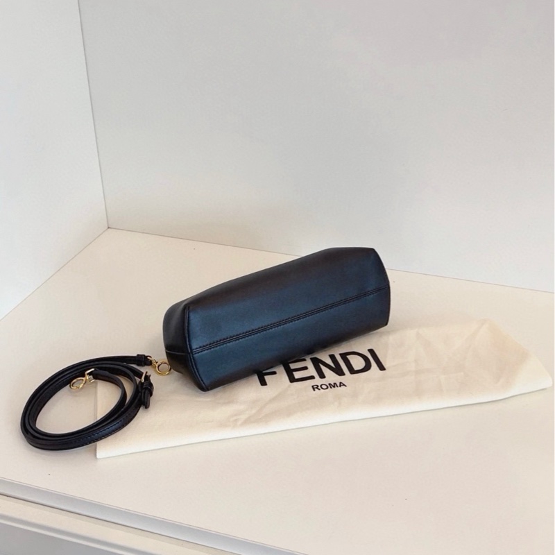【98新🆕】Fendi 黑金First Bag小號斜挎包-5