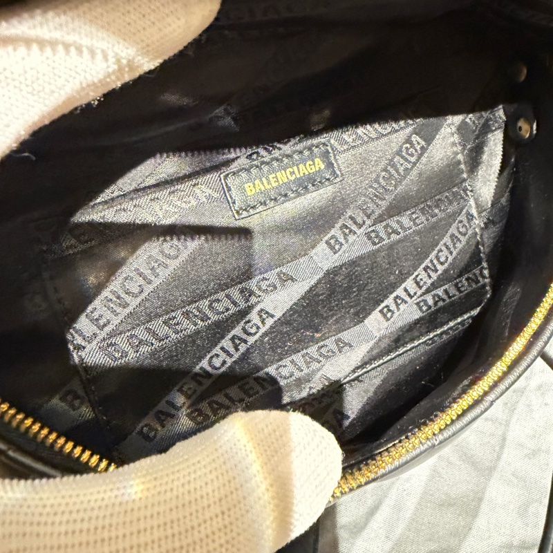 Balenciaga 巴黎世家 99新艾菲爾鐵塔鏈條裝飾 腰包/斜挎包-8