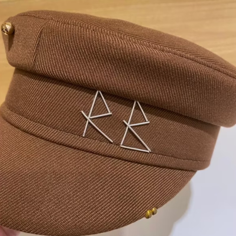 RUSLAN BAGINSKIY報童帽 男孩帽 棉料軍帽-2