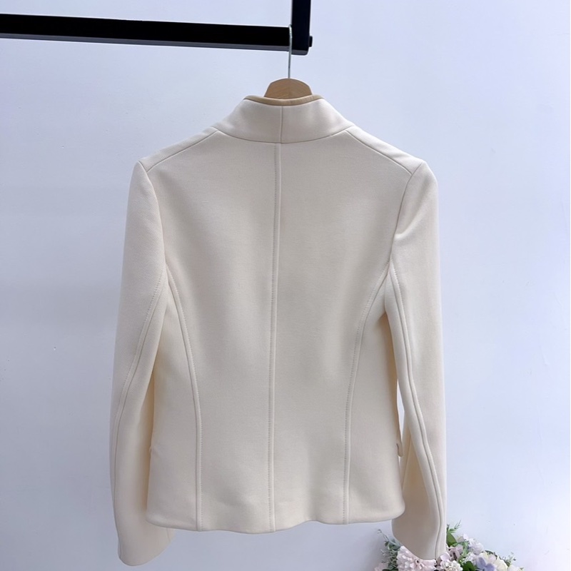 99新 Hermes 衣服 愛馬仕 經典款 騎士西裝外套  34碼 帶吊牌 胸圍90衣長58-1