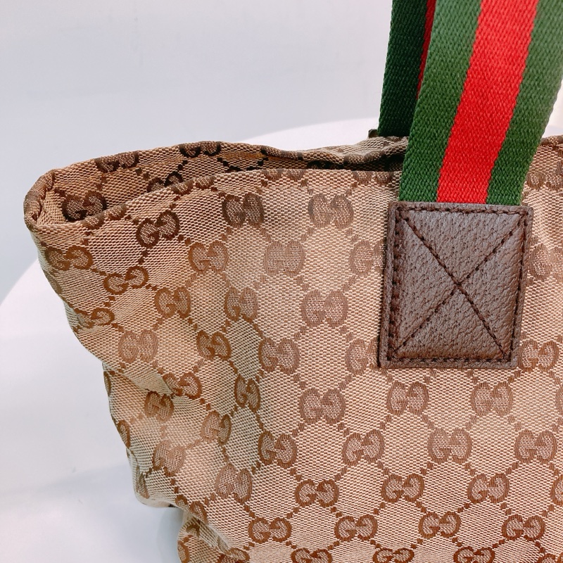 MS0394 GUCCI 古馳經典花紋單肩包包GG SUPREME 25CM TOTE BAG WITH ZIPPER CANVAS-13