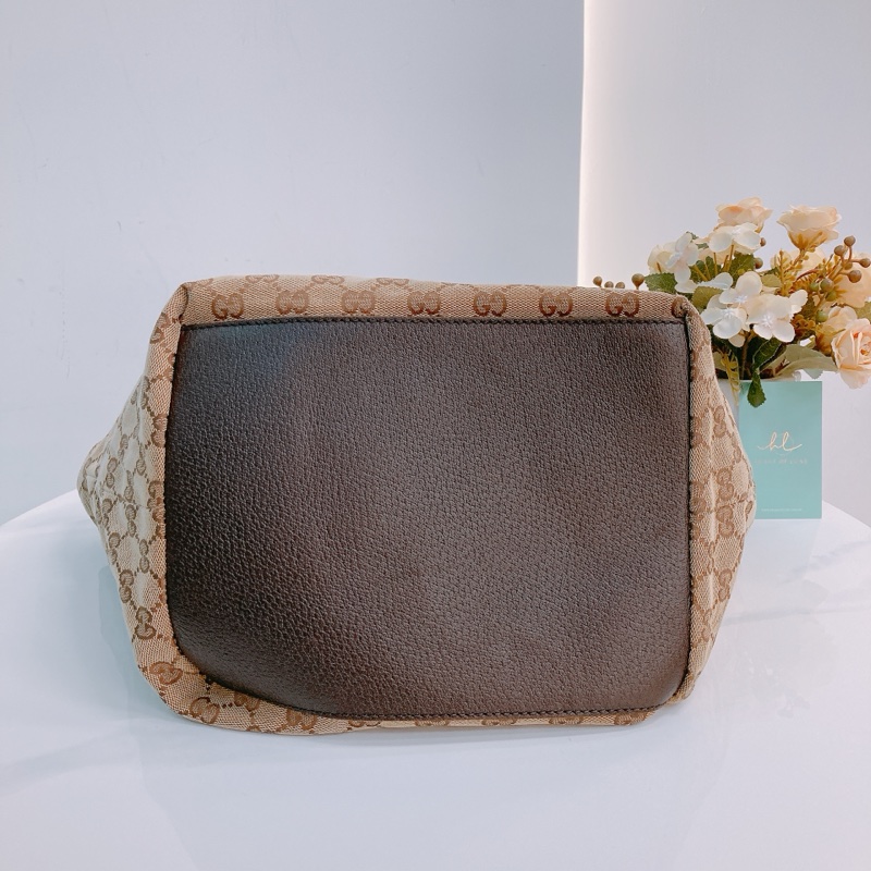 MS0394 GUCCI 古馳經典花紋單肩包包GG SUPREME 25CM TOTE BAG WITH ZIPPER CANVAS-34