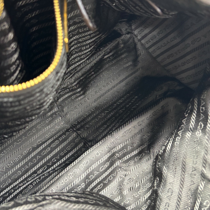 金屬棕色 Daino 皮革 肩背包【PRADA 普拉達】 BR3778 BR3778-4