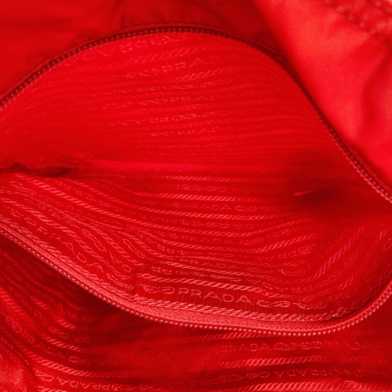 MS0395 PRADA 普特拉白色熊仔尼龍手拿包包TEDDY BEAR 30CM TOTE BAG NYLON-12