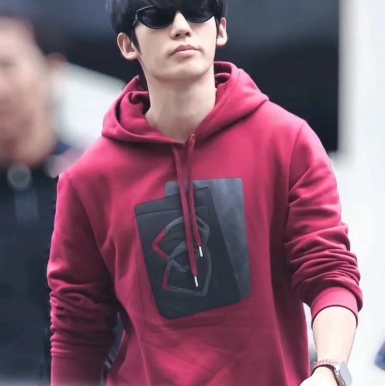 Hermes 衣服 愛馬仕 酒紅色抓絨衛衣 馬鐙拼皮 99新帶吊牌 M碼 胸圍112衣-4