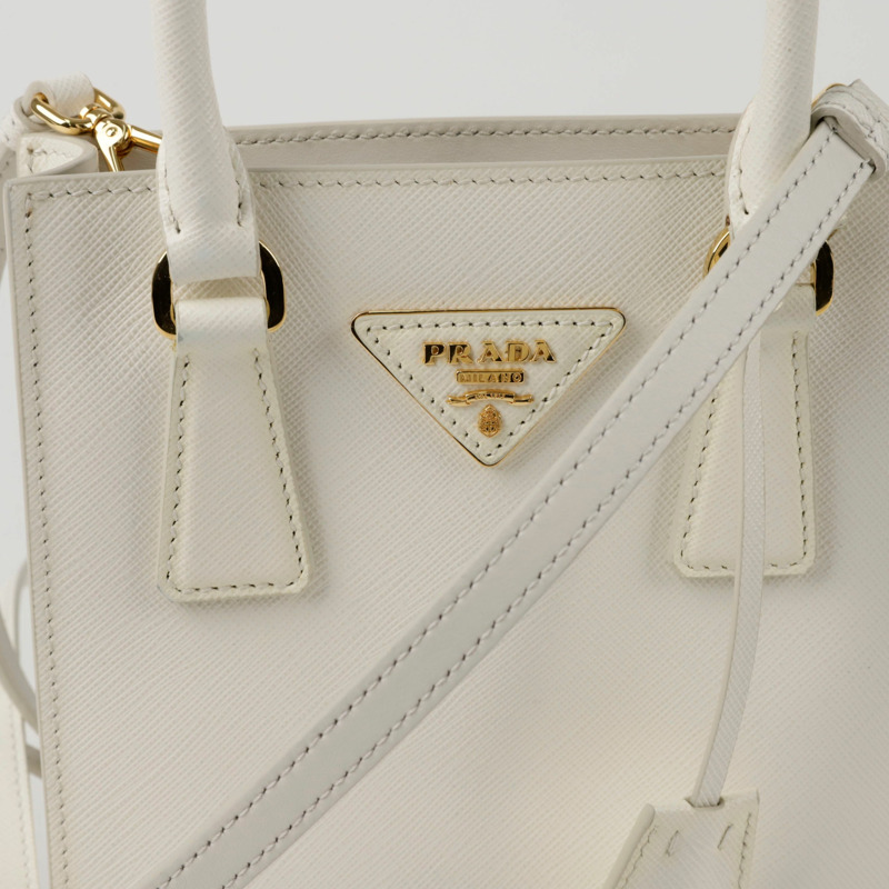 【包稅】PRADA 1BA358 三角形標誌迷你手提單肩包-1