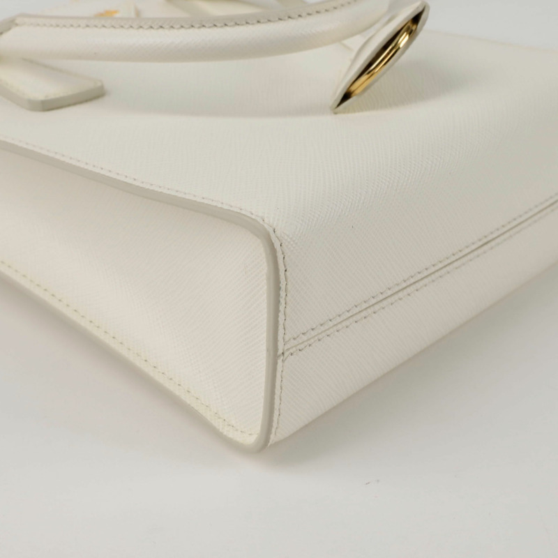 【包稅】PRADA 1BA358 三角形標誌迷你手提單肩包-6