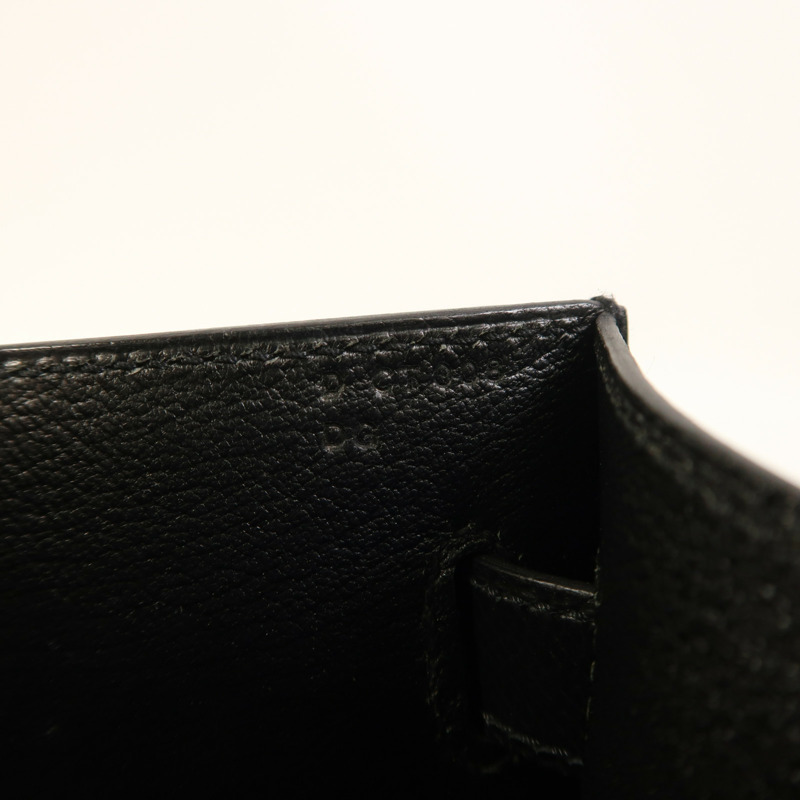 HERMES Epsom皮革Kelly Depeches 25金扣手拿包-6