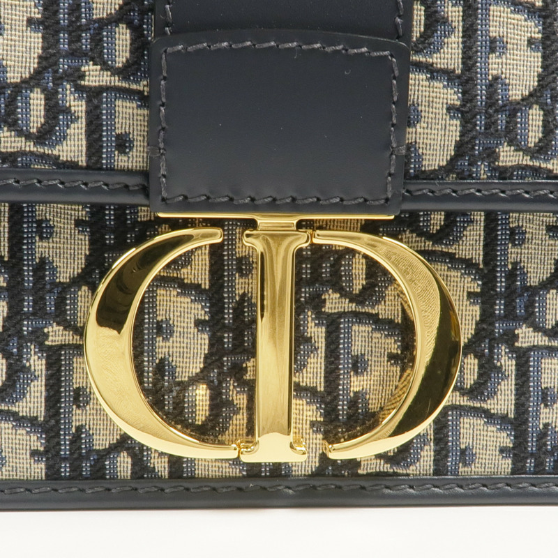 Dior 帆布Oblique 30 Montaigne金扣肩背袋-14