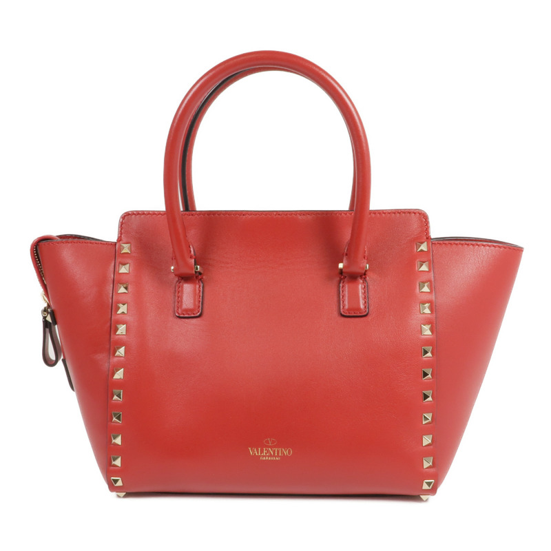 Valentino 牛皮皮革2way Shoulder Bag金扣手挽肩背兩用袋-1