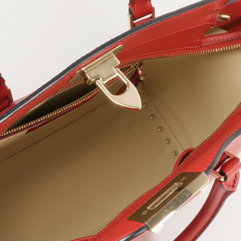 Valentino 牛皮皮革2way Shoulder Bag金扣手挽肩背兩用袋-4