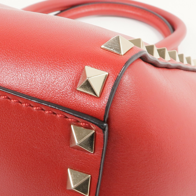 Valentino 牛皮皮革2way Shoulder Bag金扣手挽肩背兩用袋-12