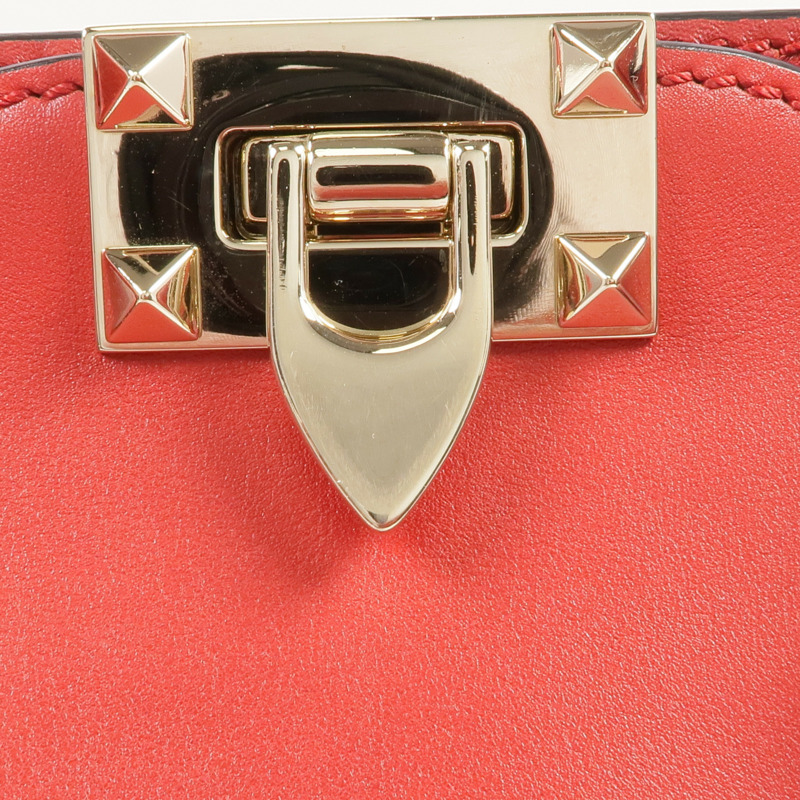 Valentino 牛皮皮革2way Shoulder Bag金扣手挽肩背兩用袋-14