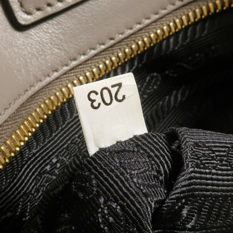 PRADA Saffiano皮革2Way Shoulder Bag金扣手挽肩背兩用袋-6