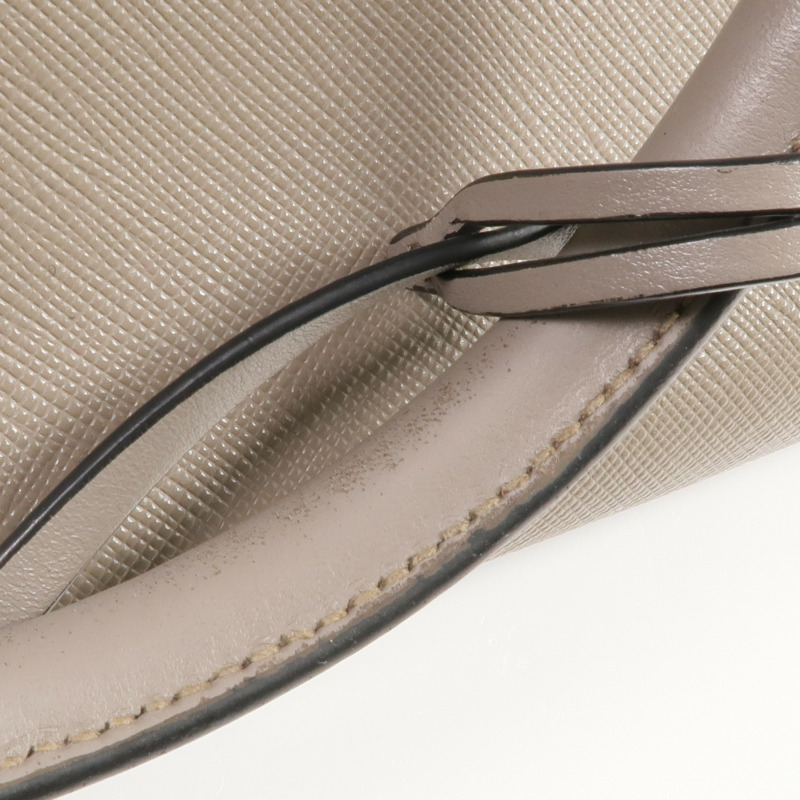 PRADA Saffiano皮革2Way Shoulder Bag金扣手挽肩背兩用袋-15