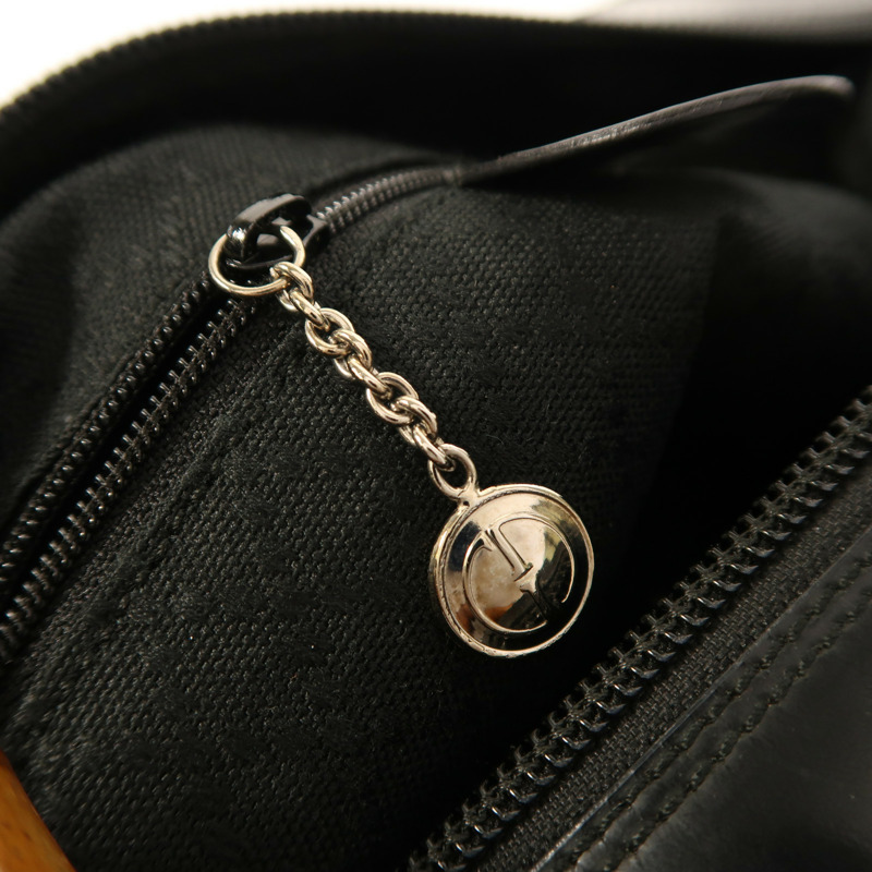 GUCCI 尼龍/漆皮皮革Shoulder Bag銀扣肩背袋-15