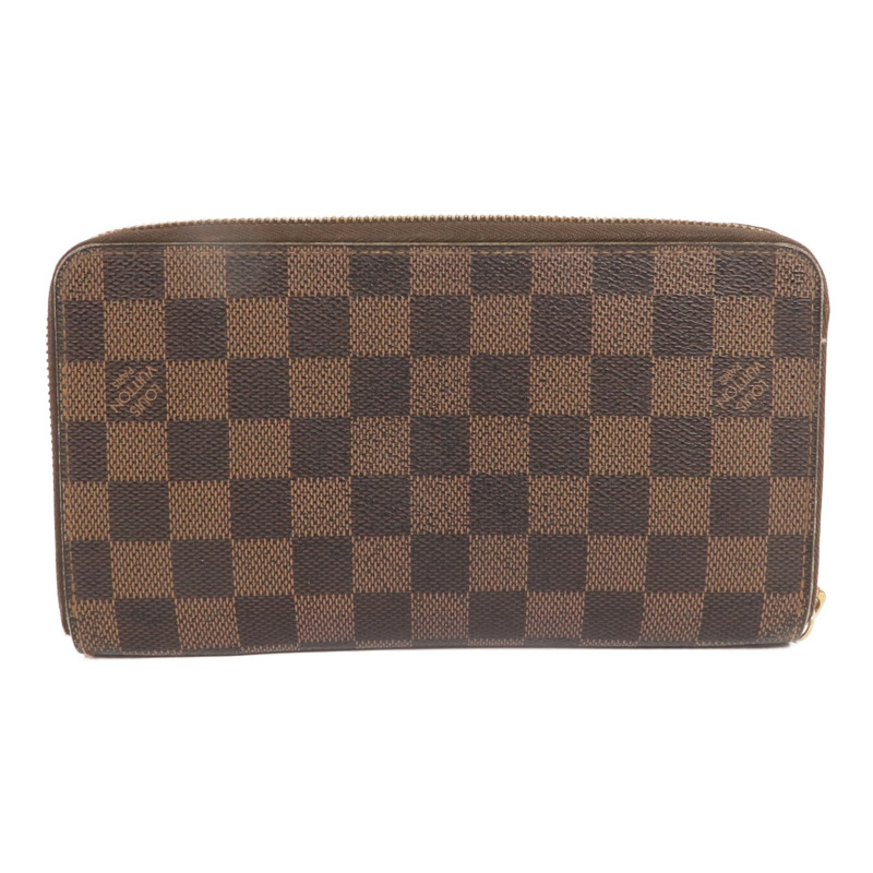 LOUIS VUITTON Damier Zippy Organizer金扣長錢包-2