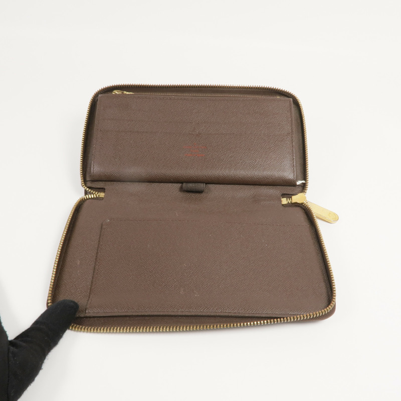 LOUIS VUITTON Damier Zippy Organizer金扣長錢包-5