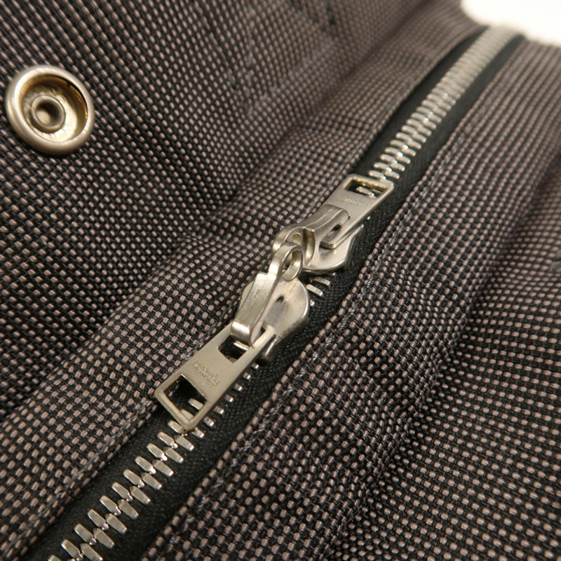 HERMES 帆布Herline銀扣手挽袋-13