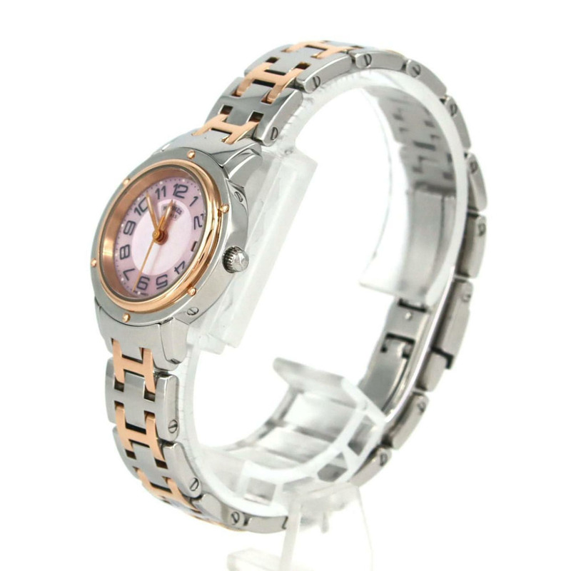 愛馬仕 Clipper Classic PG Combi CP1.221 SSxPG 石英錶-1