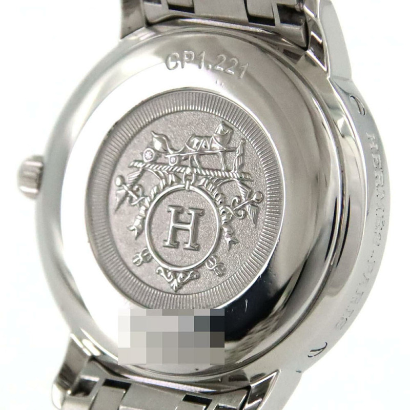 愛馬仕 Clipper Classic PG Combi CP1.221 SSxPG 石英錶-6