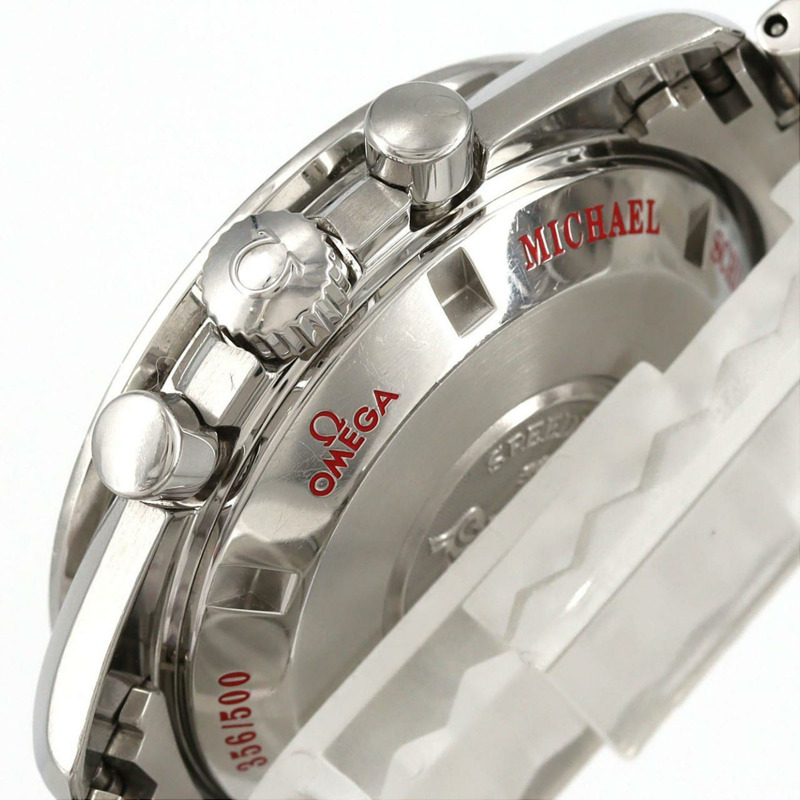 歐米茄超霸系列舒馬克特別版3853.32不鏽鋼自動腕錶-3