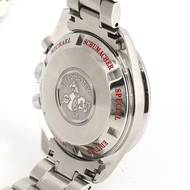 歐米茄超霸系列舒馬克特別版3853.32不鏽鋼自動腕錶-5