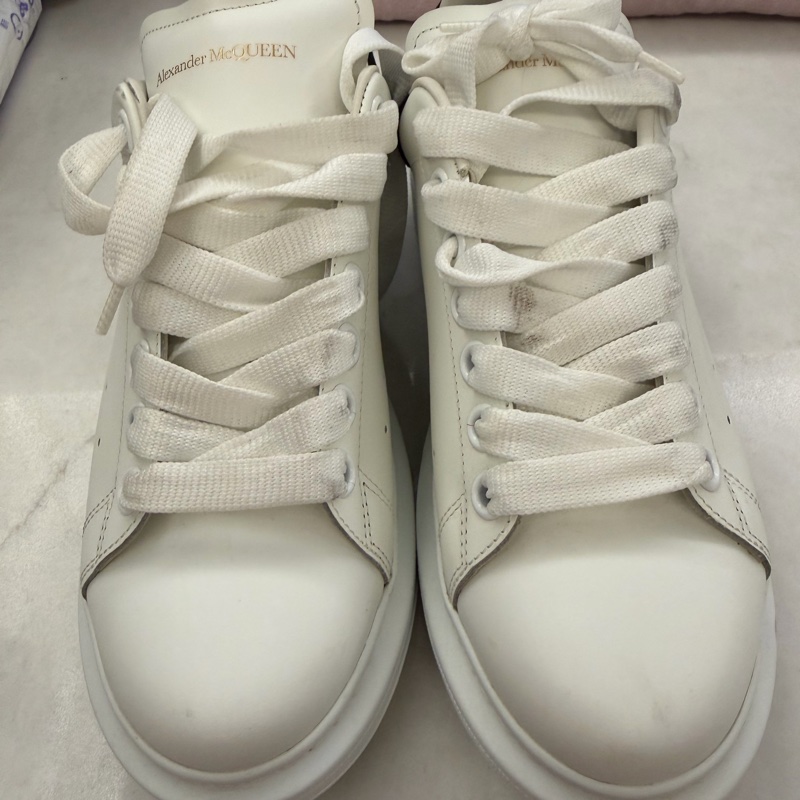 Alexander McQUEEN 麥坤小白鞋-4