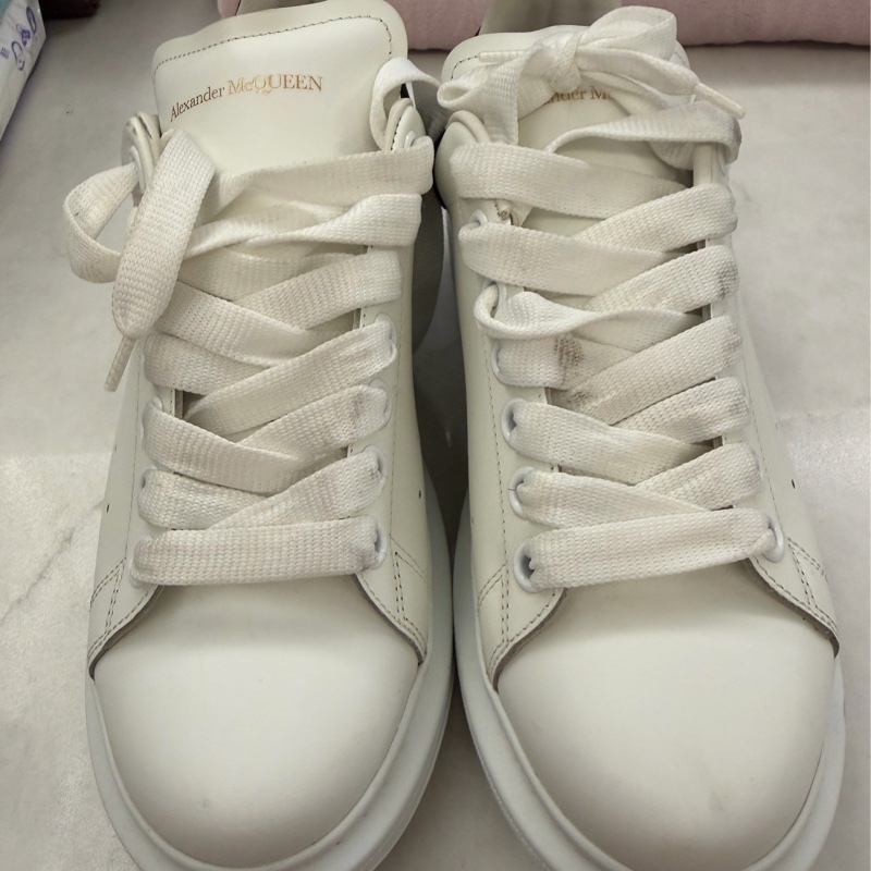 Alexander McQUEEN 麥坤小白鞋-5