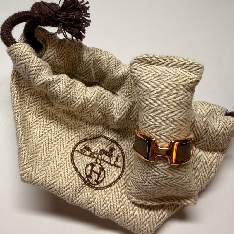 愛馬仕Hermes Olympe戒指 PM 禮物 size L-1