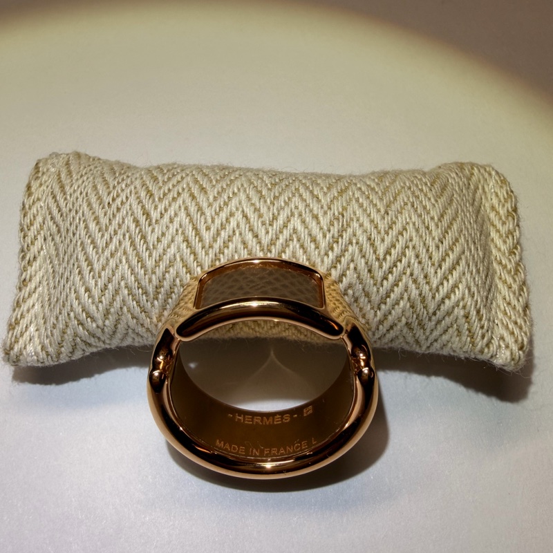 愛馬仕Hermes Olympe戒指 PM 禮物 size L-4